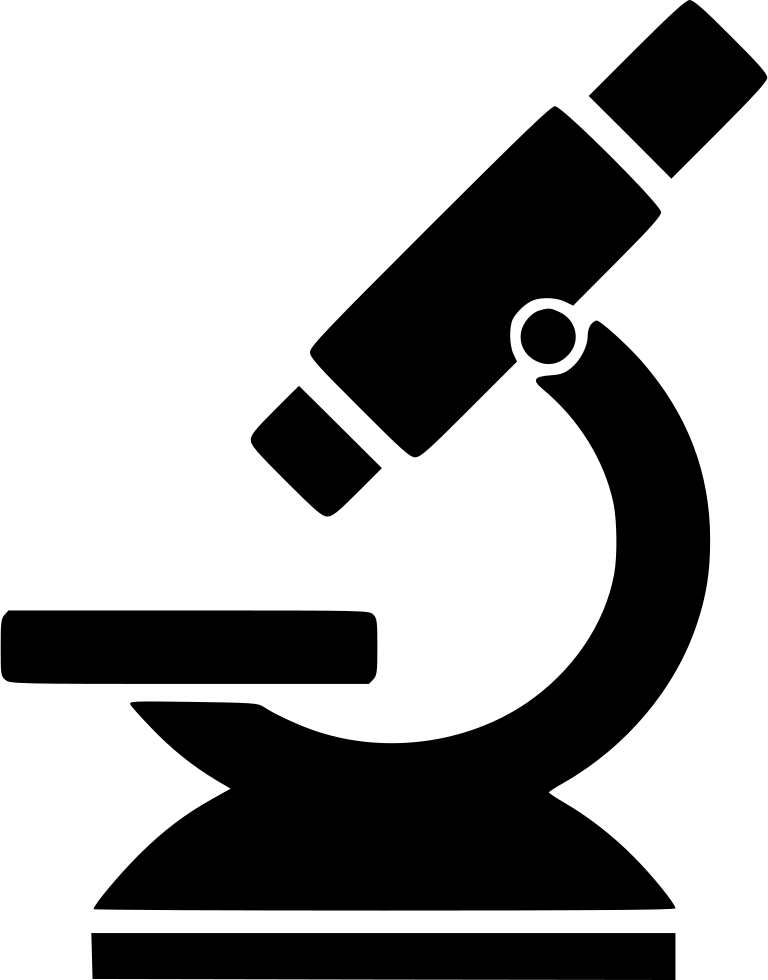 Microscope Silhouette Transparent PNG Image