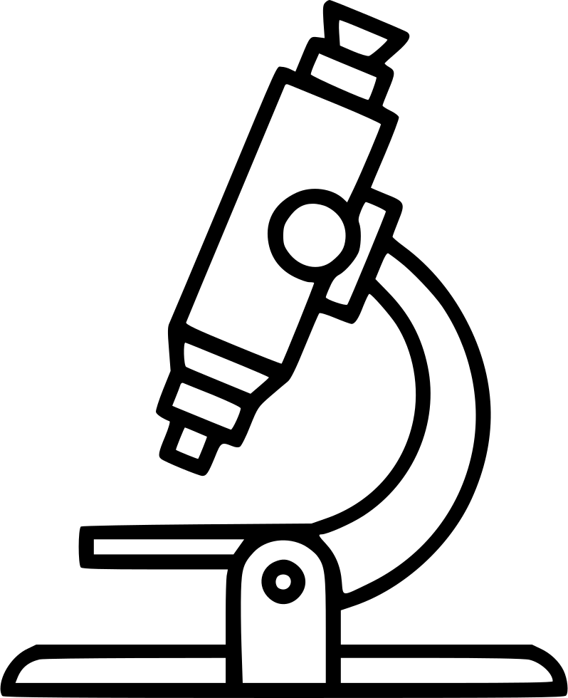 Microscope Silhouette Transparent PNG Image