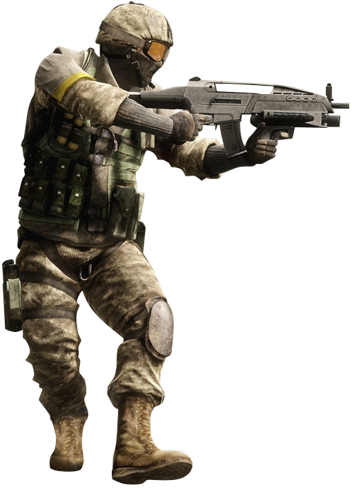 Battlefield Bad Infantry Company Fusilier Transparent PNG Image