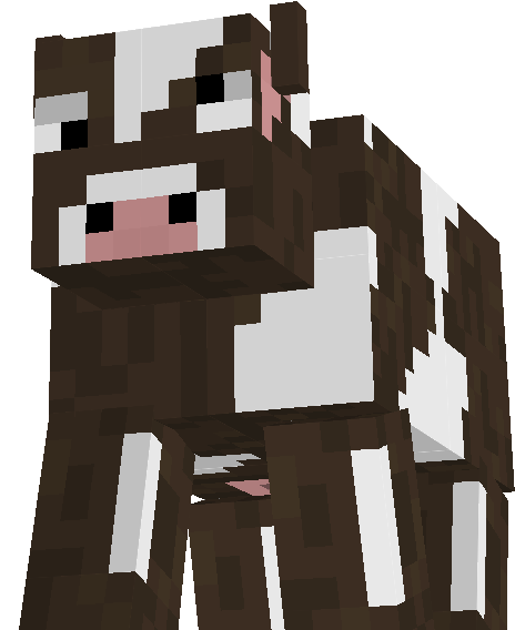 Minecraft Cow Transparent PNG Image