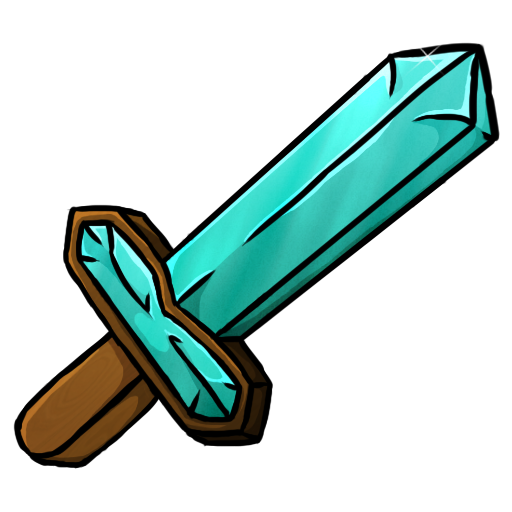 Diamond Sword Minecraft Transparent PNG Image