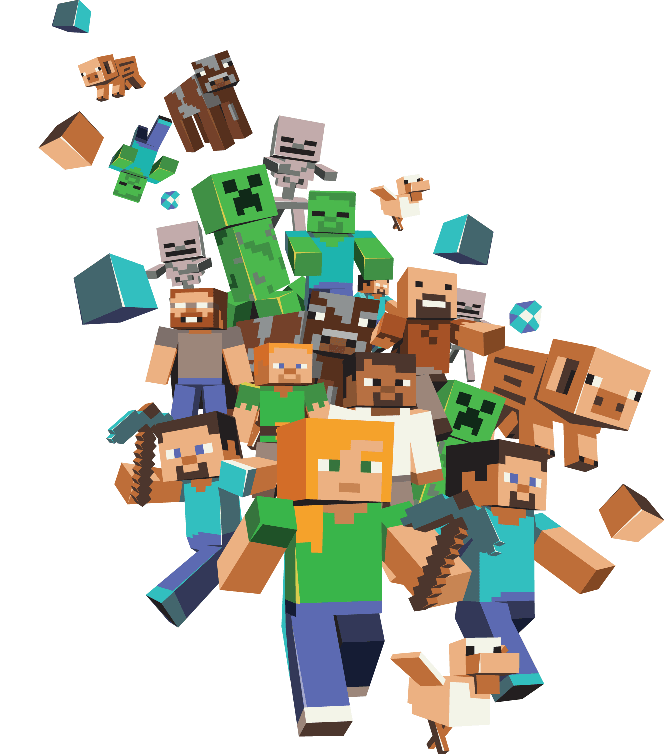 Minecraft Characters Transparent PNG Image