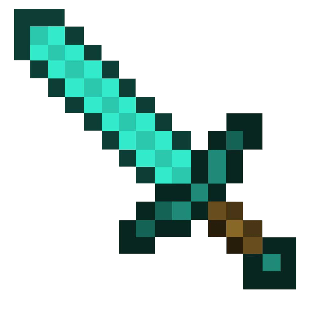Angle Symbol Diamond Minecraft Sword File Transparent PNG Image