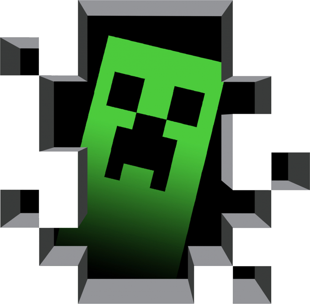 Creeper Sticker Minecraft Brand Logo Transparent PNG Image