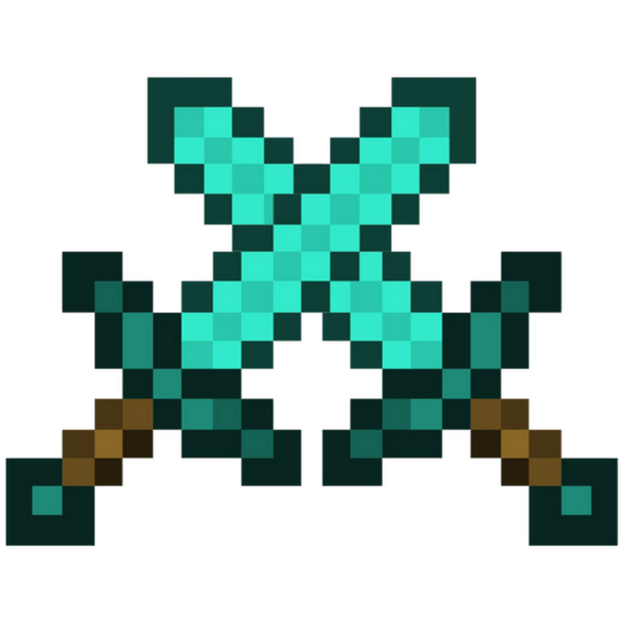Symbol Diamond Minecraft Symmetry Sword Transparent PNG Image
