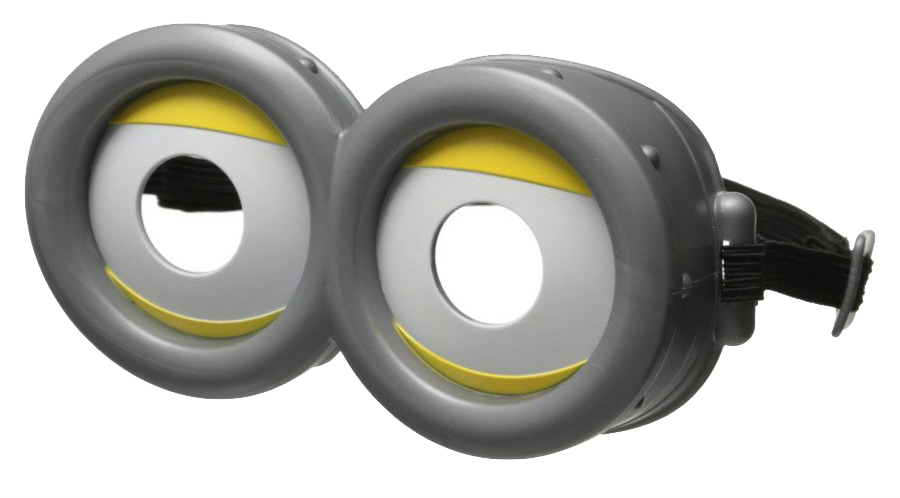 Minion Eyes Transparent PNG Image
