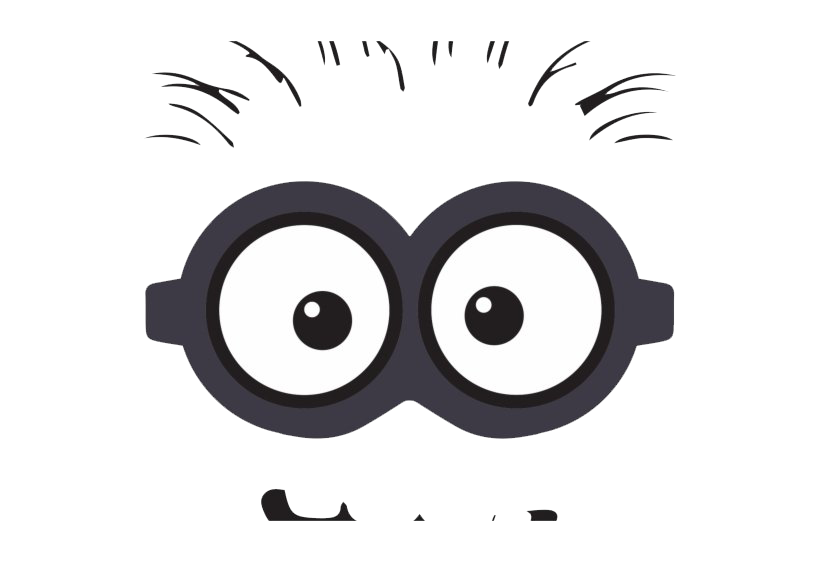 Minion Eyes Transparent PNG Image