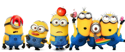 Group Minions Transparent PNG Image