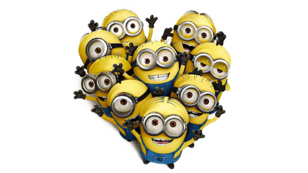 Group Minions Transparent PNG Image