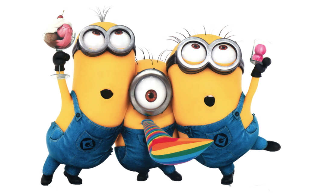 Group Minions Transparent PNG Image