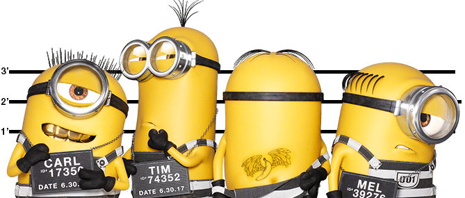 Group Minions Transparent PNG Image