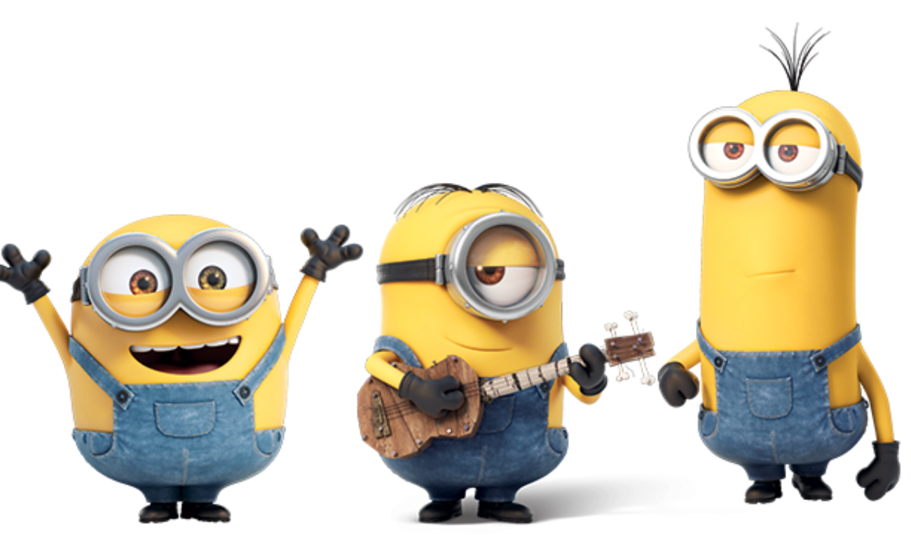 Group Minions Transparent PNG Image