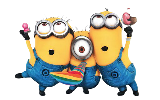 Group Minions Transparent PNG Image