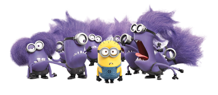 Group Minions Transparent PNG Image