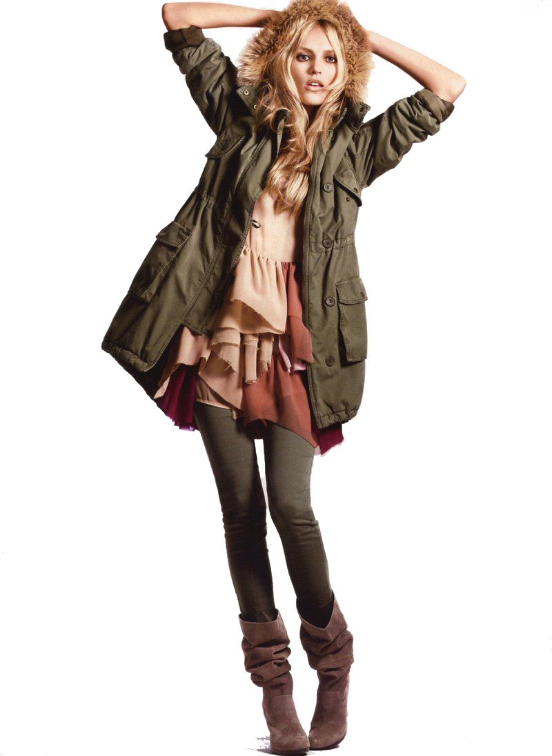 Fashion Model Transparent PNG Image