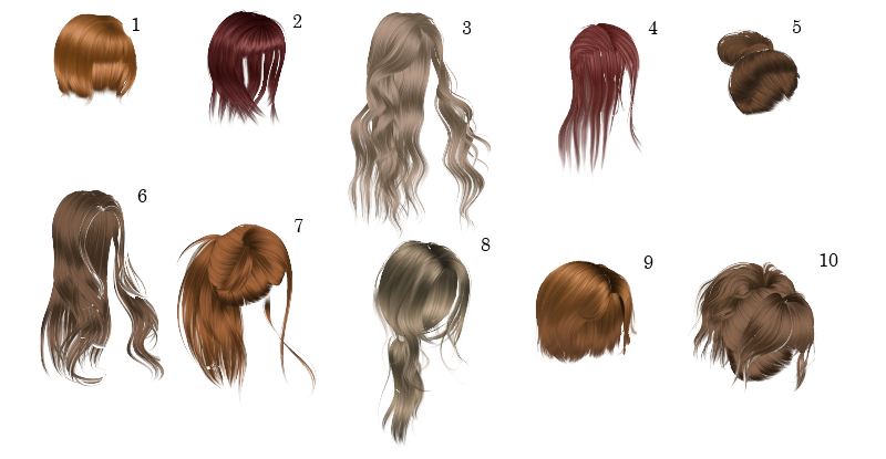 Hair Wig Hairstyle Long Transparent PNG Image