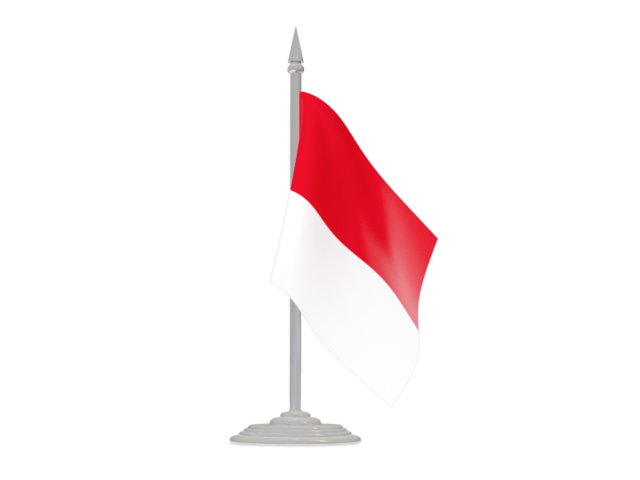 Monaco Flag Transparent PNG Image