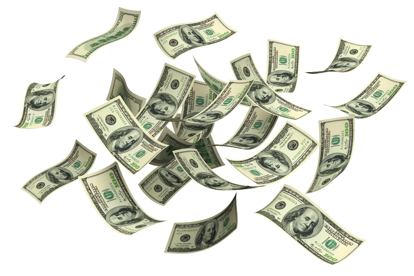 Money Floating Banknote File Transparent PNG Image