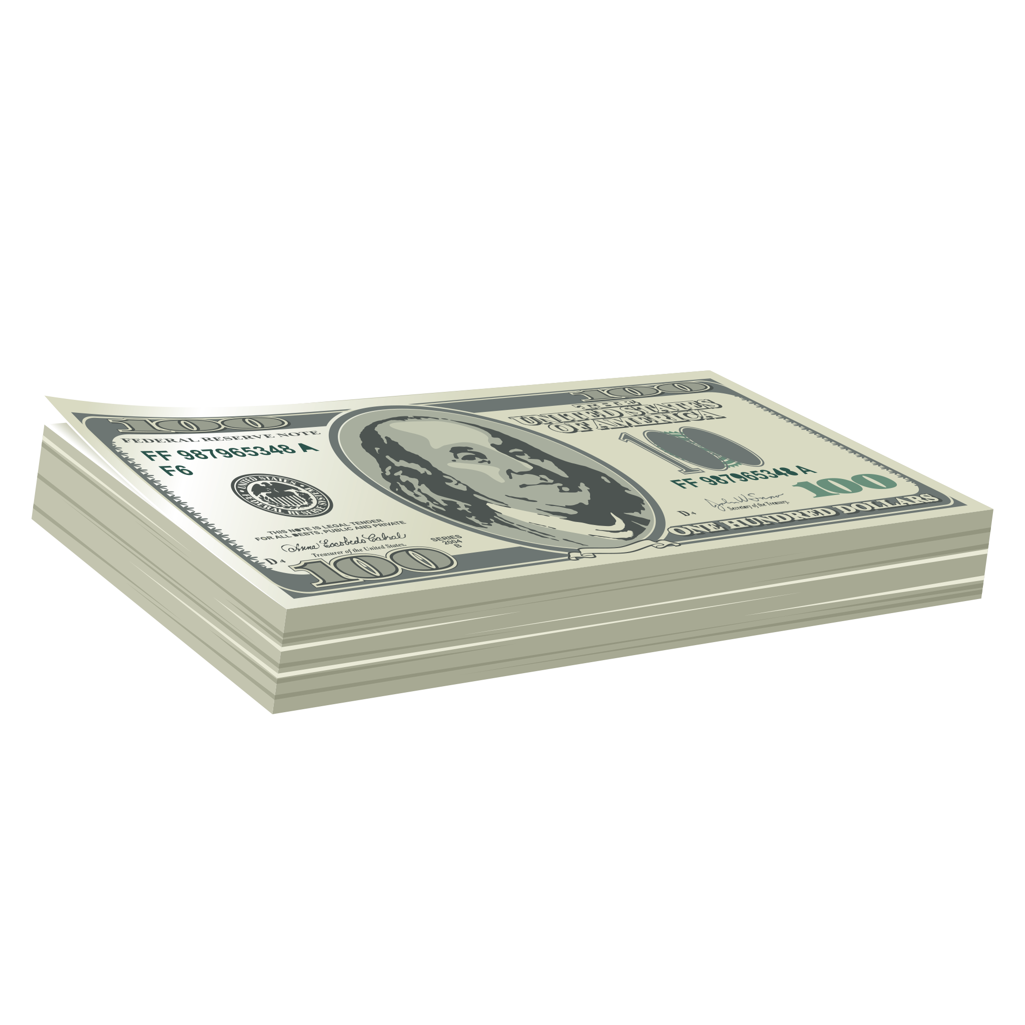 Currency Banknote Bundle Transparent PNG Image