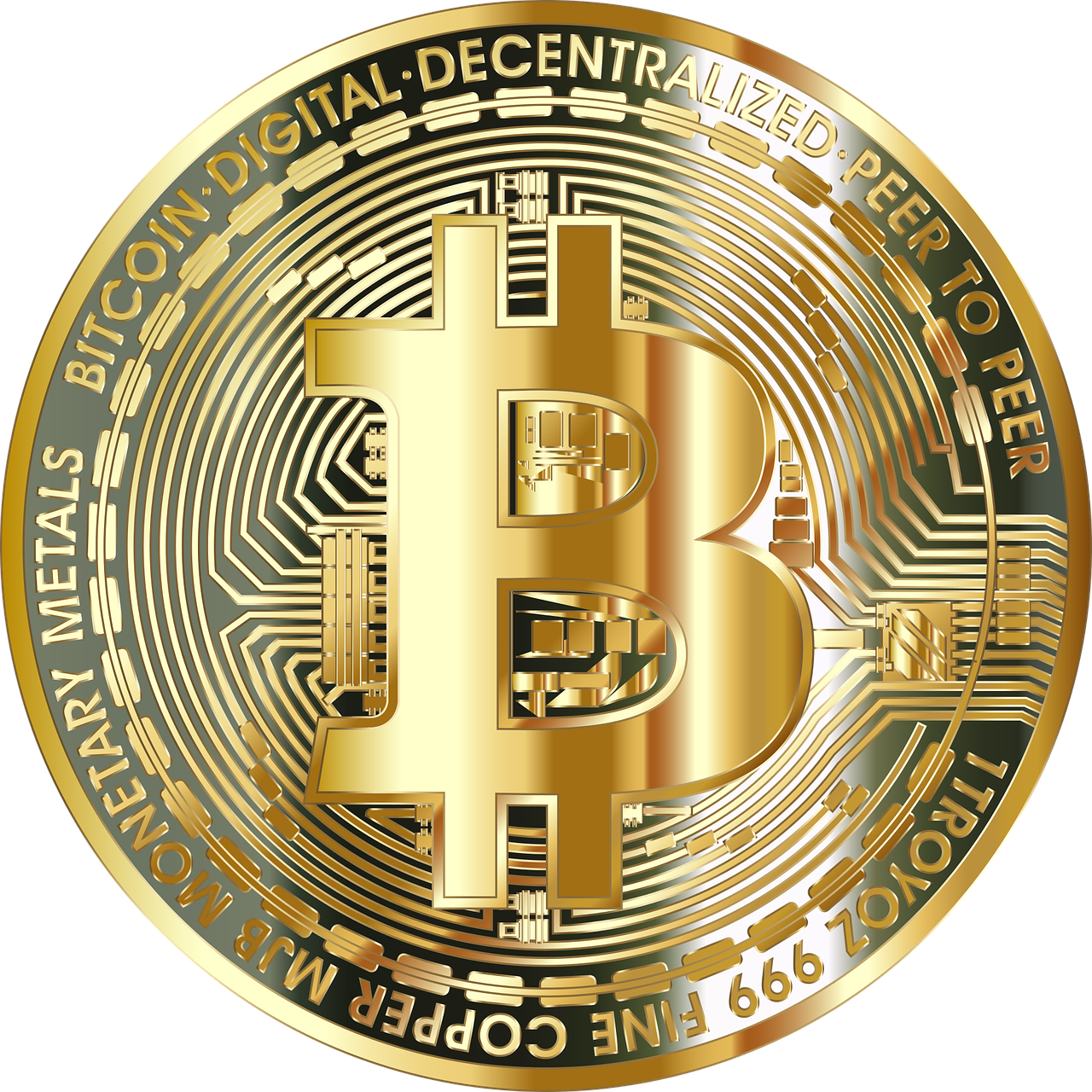 Vector Bitcoin Transparent PNG Image