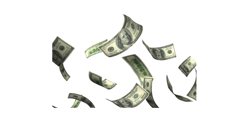 Money Falling Notes Transparent PNG Image