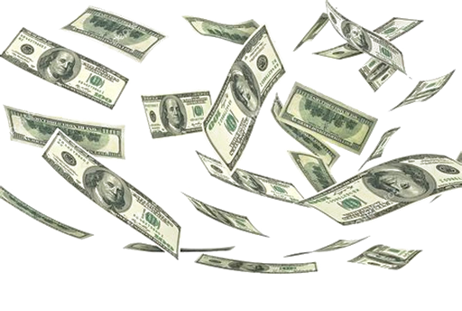 Money Falling Notes Transparent PNG Image