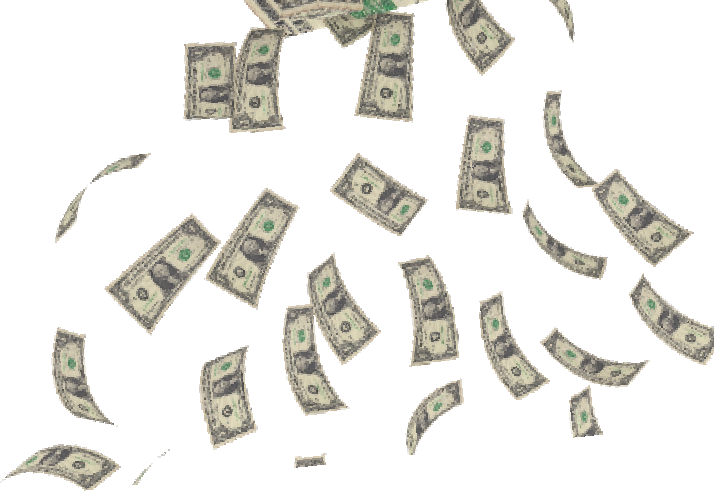 Money Falling Notes Transparent PNG Image