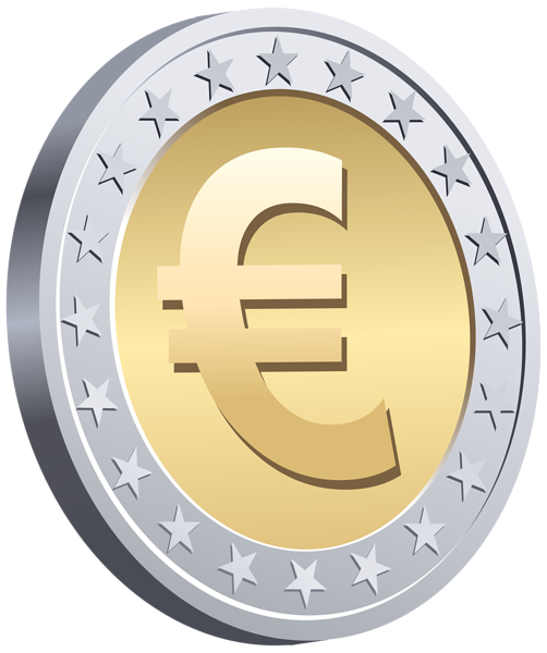 Gold Euro Transparent PNG Image