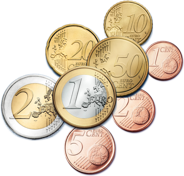 Gold Euro Transparent PNG Image