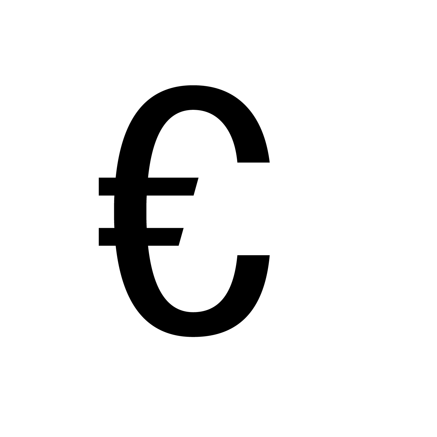 Symbol Euro Transparent PNG Image