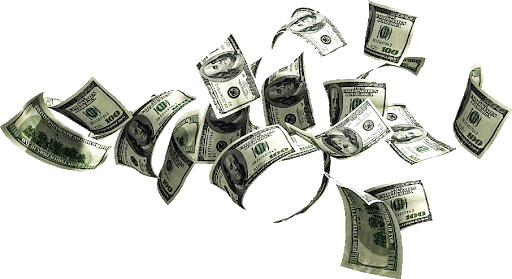 Money Falling Notes Transparent PNG Image