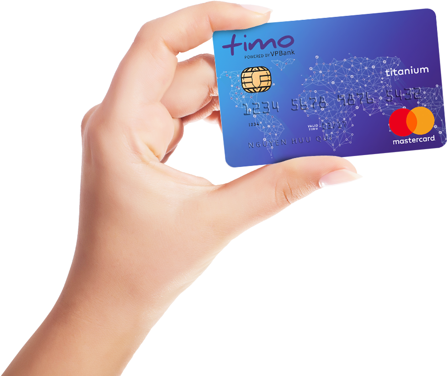 Female Hand Credit Holding Card Transparent PNG Image