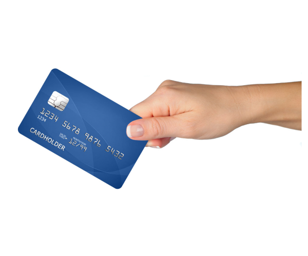 Female Hand Credit Holding Card Transparent PNG Image