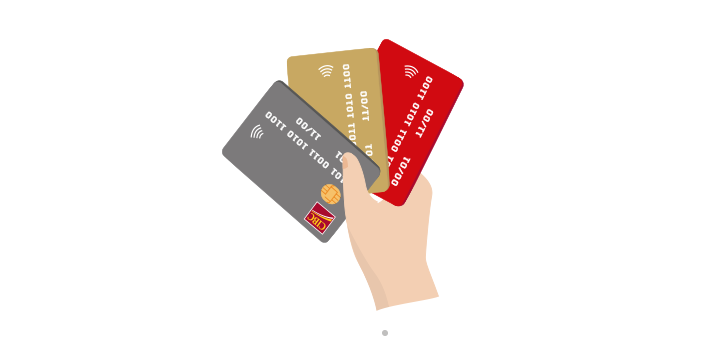 Credit Card Holding Hand Transparent PNG Image
