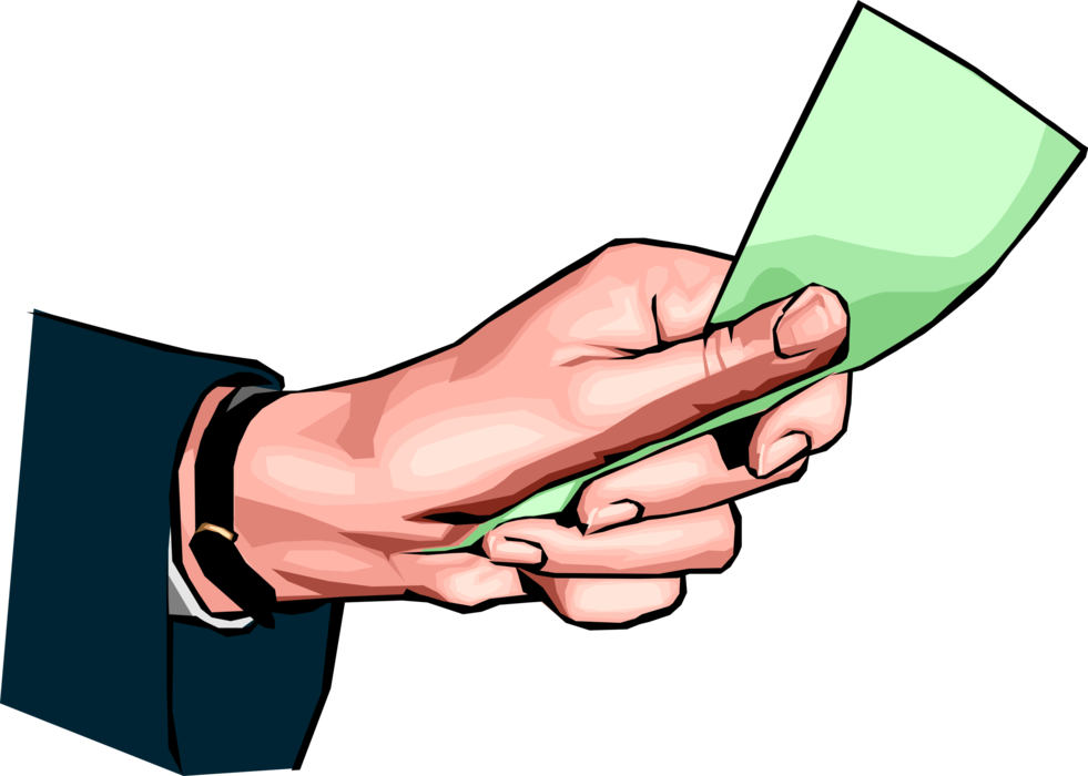 Dollars Holding Hand File Transparent PNG Image