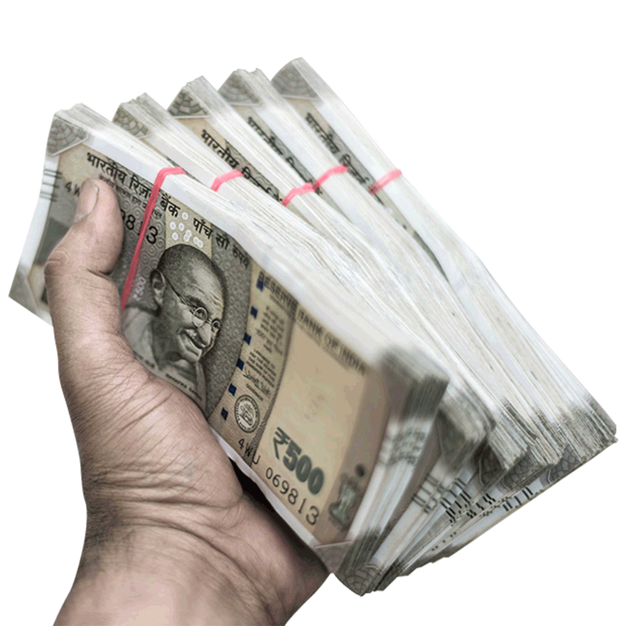 Dollars Male Holding Hand Transparent PNG Image
