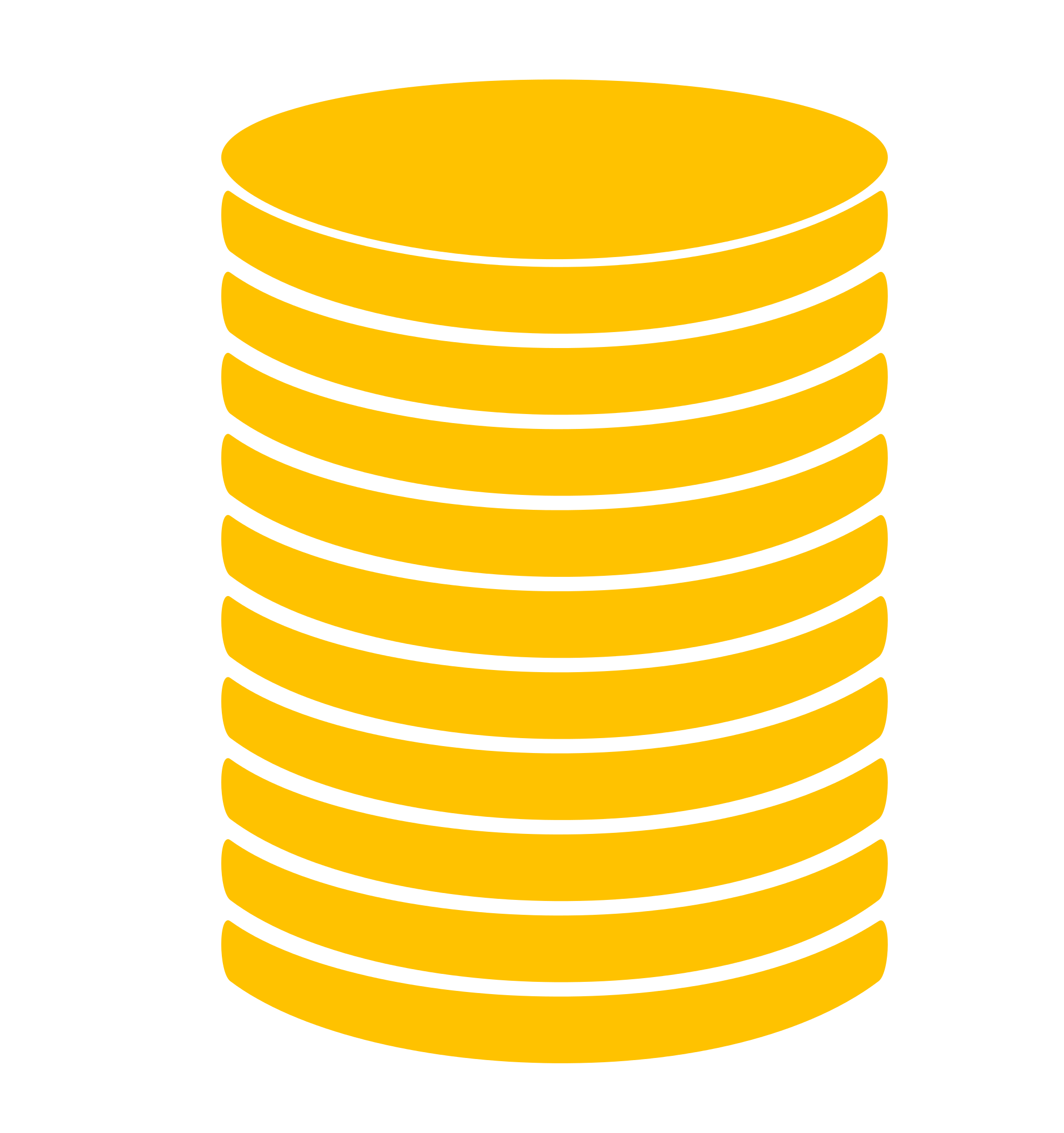 Money Coins Stack Golden Transparent PNG Image