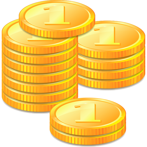 Money Coins Stack Golden Transparent PNG Image