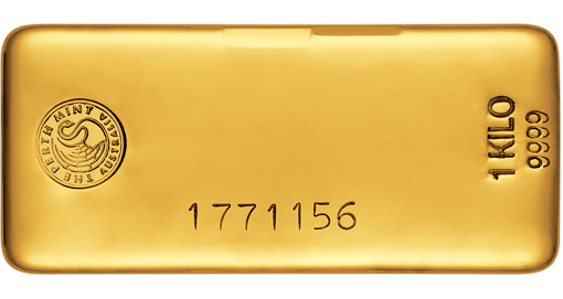 Single Bar Gold Transparent PNG Image