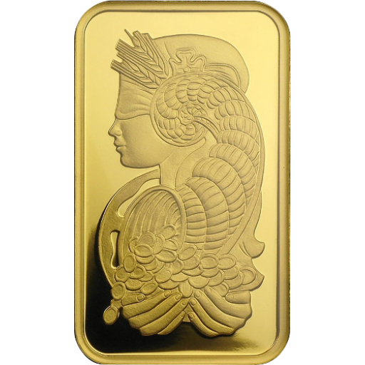 Single Bar Gold Transparent PNG Image