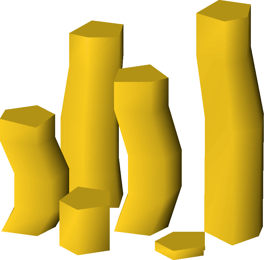 Golden Tower Coins Stack Transparent PNG Image