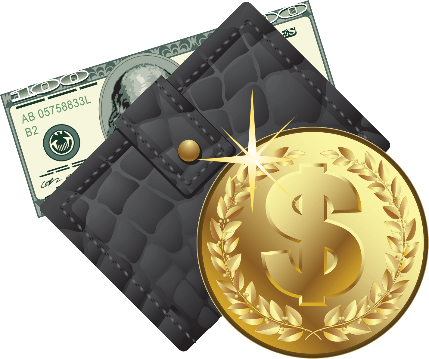 Purse Money Transparent PNG Image