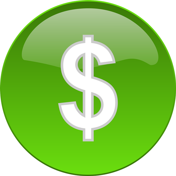 Green Dollar Symbol Transparent PNG Image