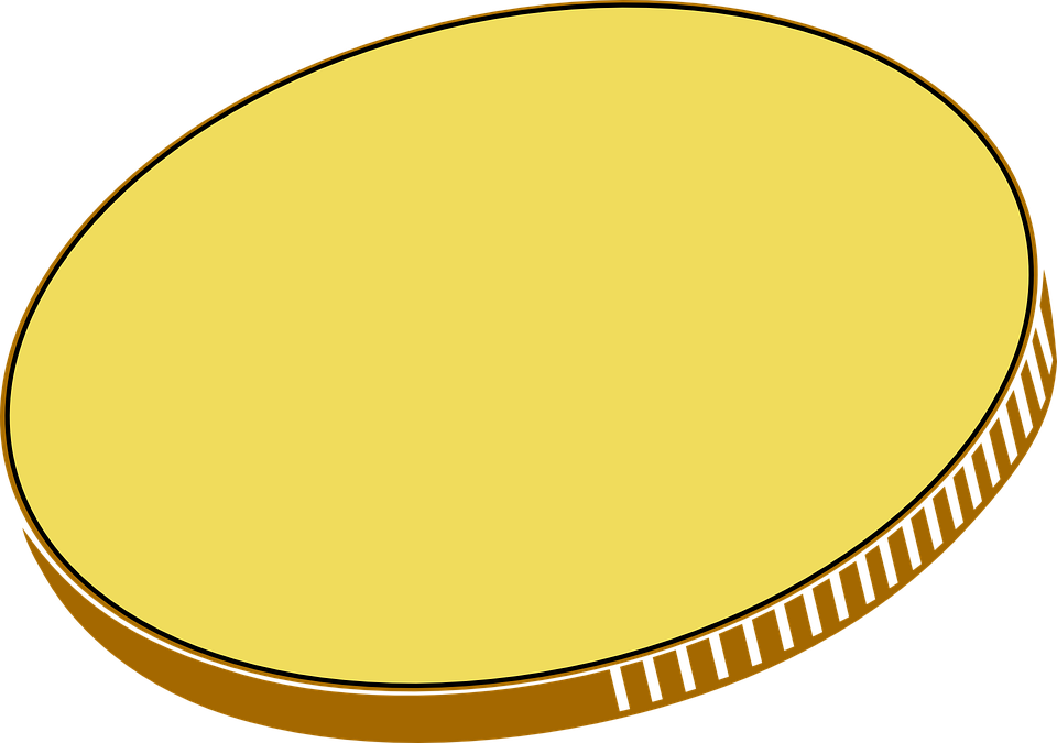 Cartoon Coin Transparent PNG Image