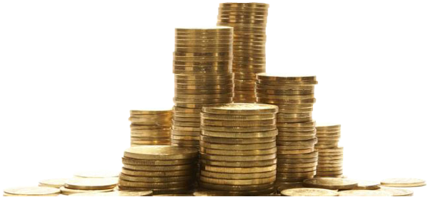 Coin Stack Transparent PNG Image