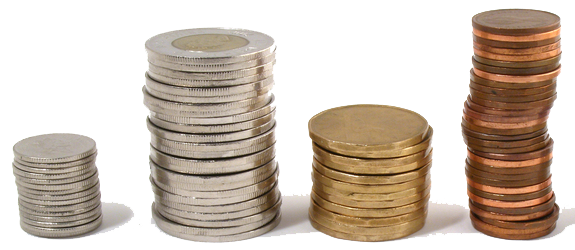 Coin Stack Transparent PNG Image