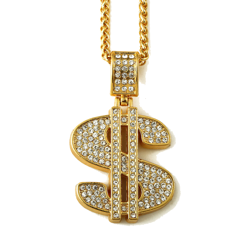 Gold Dollar Transparent PNG Image