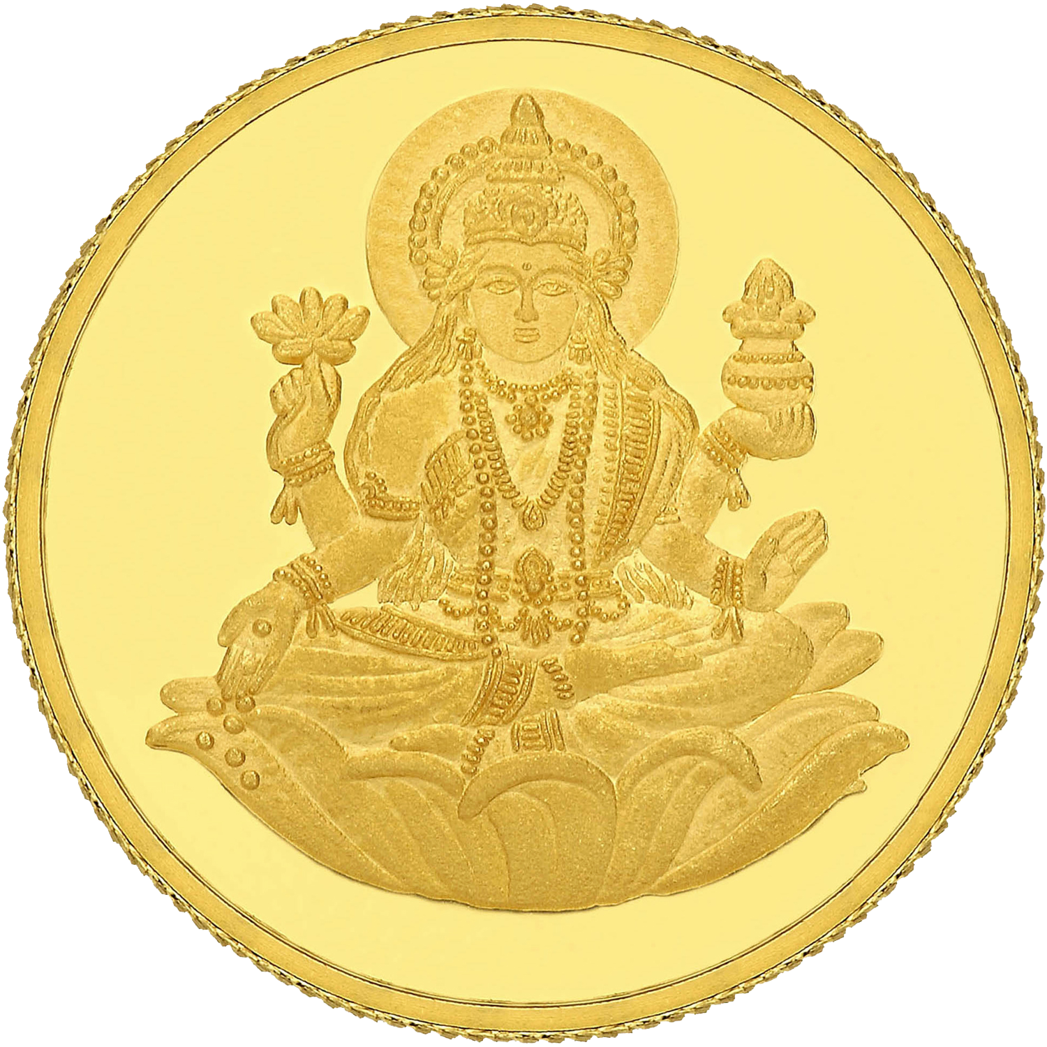 Lakshmi Gold Coin Transparent PNG Image