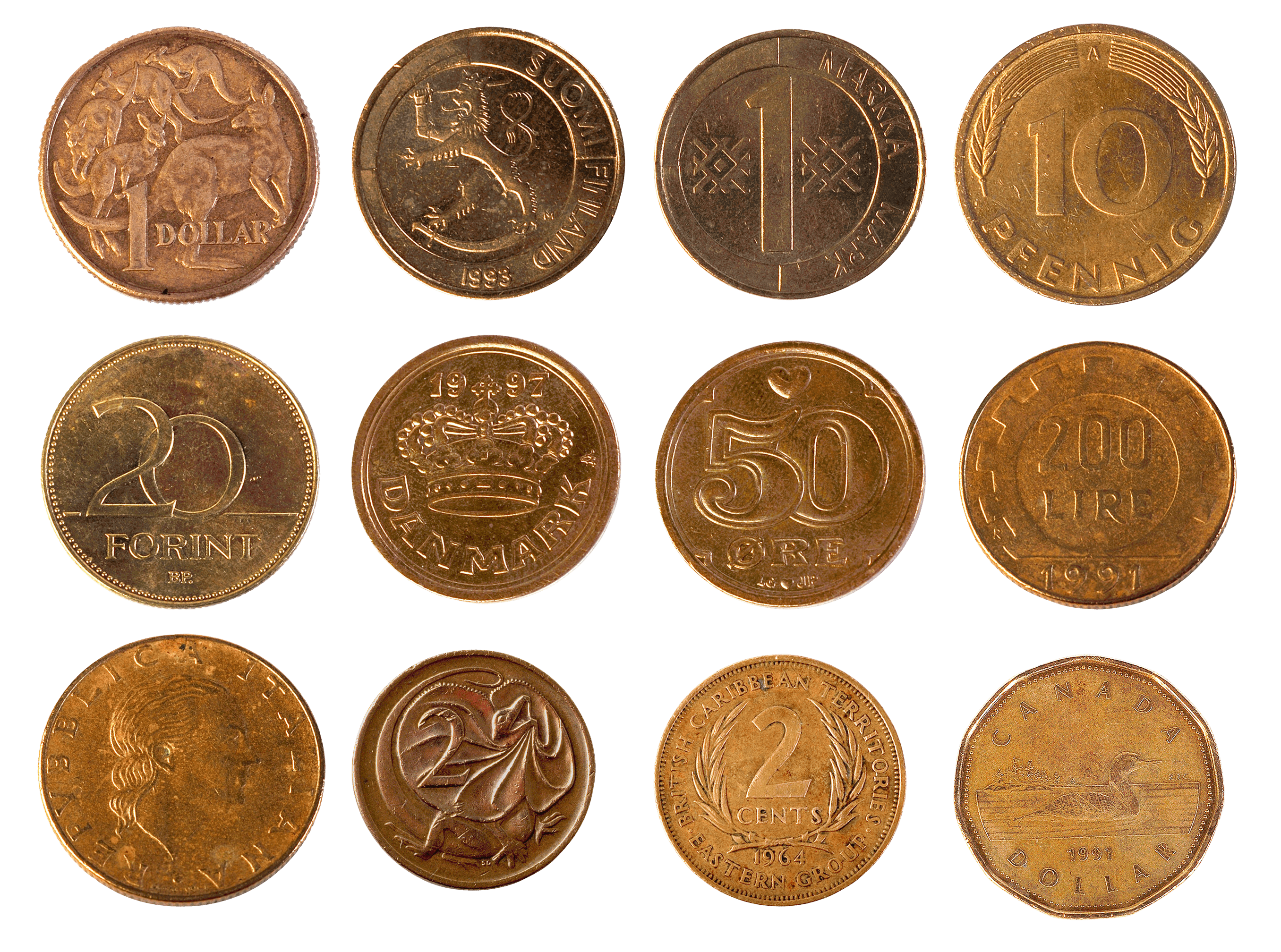Money Coins Transparent PNG Image
