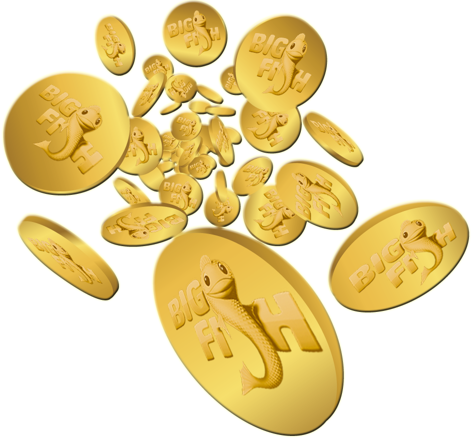 Falling Coins Transparent PNG Image
